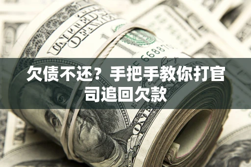武汉欠债不还？手把手教你打官司追回欠款