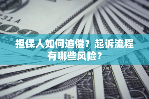 武汉担保人如何追偿？起诉流程有哪些风险？