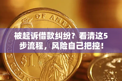 武汉被起诉借款纠纷？看清这5步流程，风险自己把控！