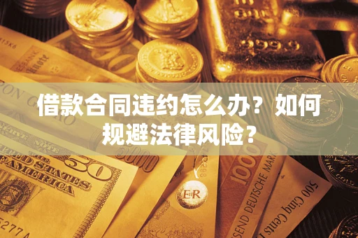 武汉借款合同违约怎么办？如何规避法律风险？